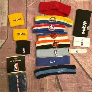 Bundle of VTG NBA sleeve & nike headband wristband